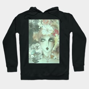 HAZY FLAPPER ART DECO POSTER PRINT COLLAGE Hoodie